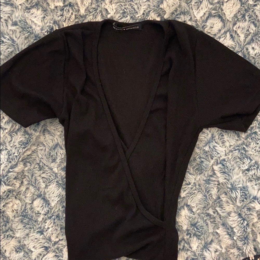 Black mock wrap bodysuit🖤